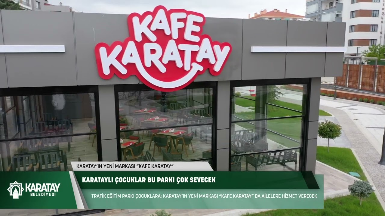 Trafı̇k Eğı̇tı̇m Parkı Çocuklara; Karatay’ın Markası “Kafe Karatay” Da Aı̇lelere Hı̇zmet Verecek