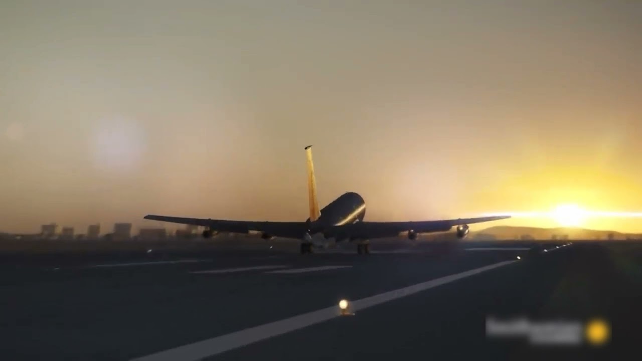 USAF 1991 kc-135 incident - animation plane crash
