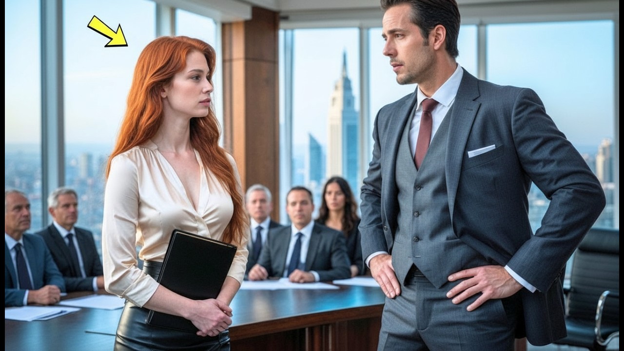 A Nervous Intern Entered the Wrong Meeting Room—Unaware Her Millionaire CEO Would Fall for Her…