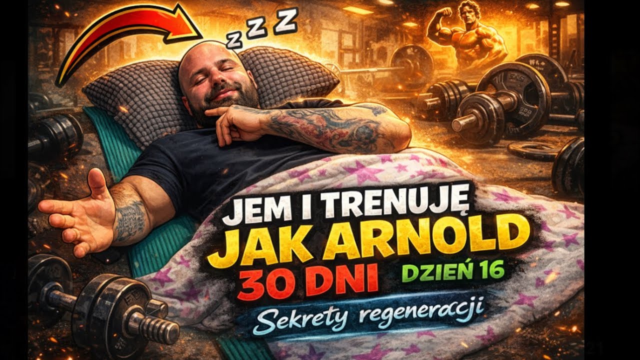 30 DNI JEM I TRENUJĘ JAK ARNOLD SCHWARZENEGGER | DZIEŃ 16 - Sekrety regeneracji 🤫