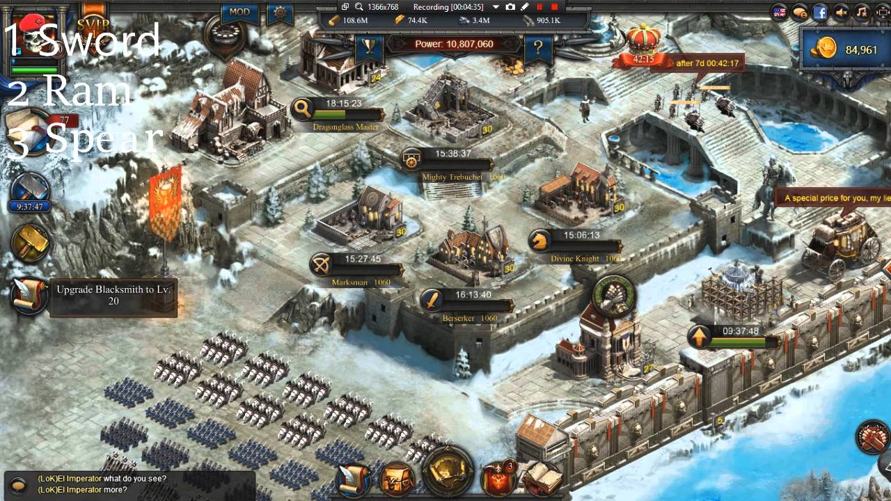 How Troops March and Work (Clash of kings Tips and Tricks)