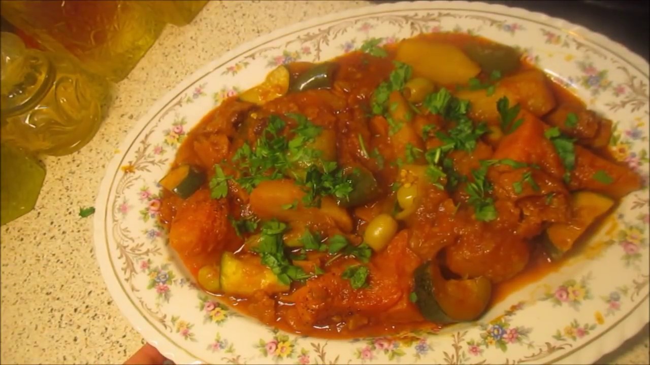 شكشوكة قرع بالقديد بالاشتراك مع cuisine olfa