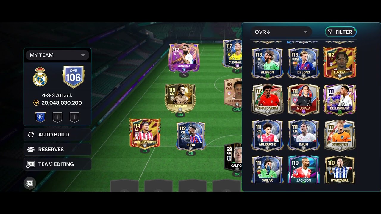 Ronaldo 115 ovr nima akk 😱 