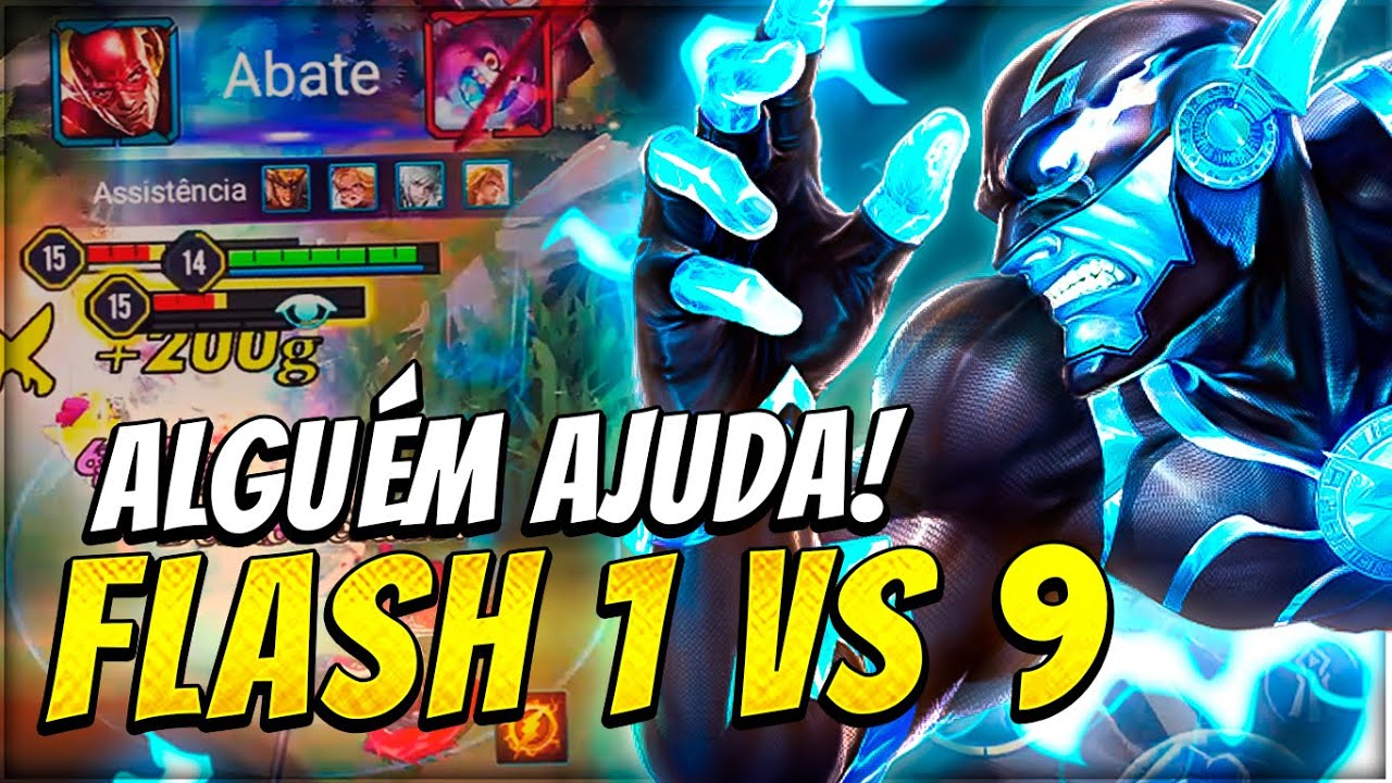 CHAMA A LIGA  DA JUSTIÇA! ALGUÉM AJUDA O FLASH 😅 - Arena of Valor
