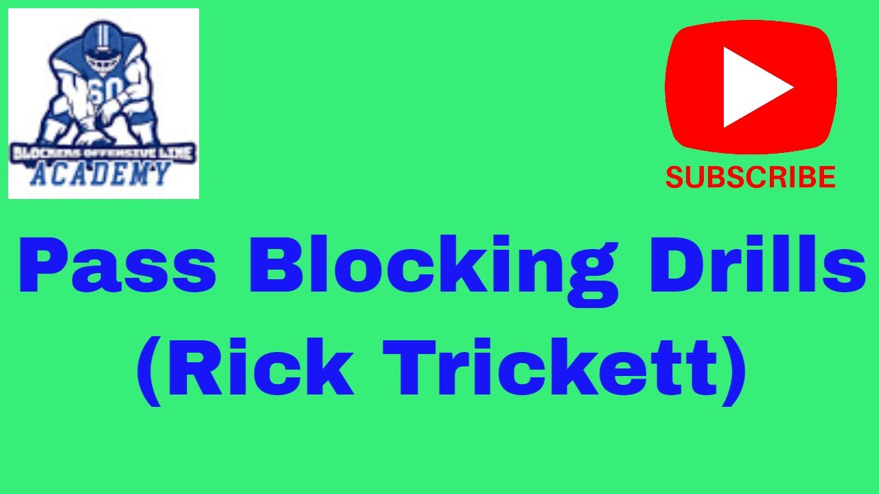 Offensive line Pass Progression system - Rick Trickett Offensive line pass blocking drills