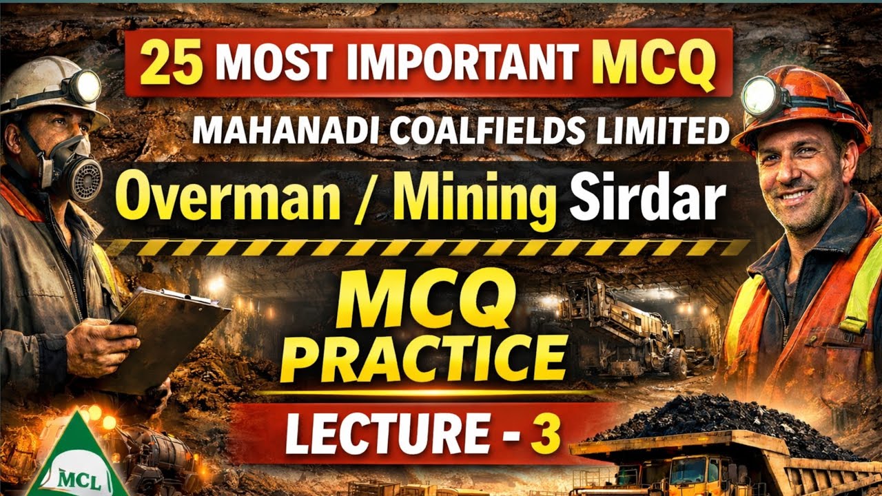 MCQ Practice | Lecture 3 | MCL MS/OM Exam Preparation 2026   @mine_gate   ​