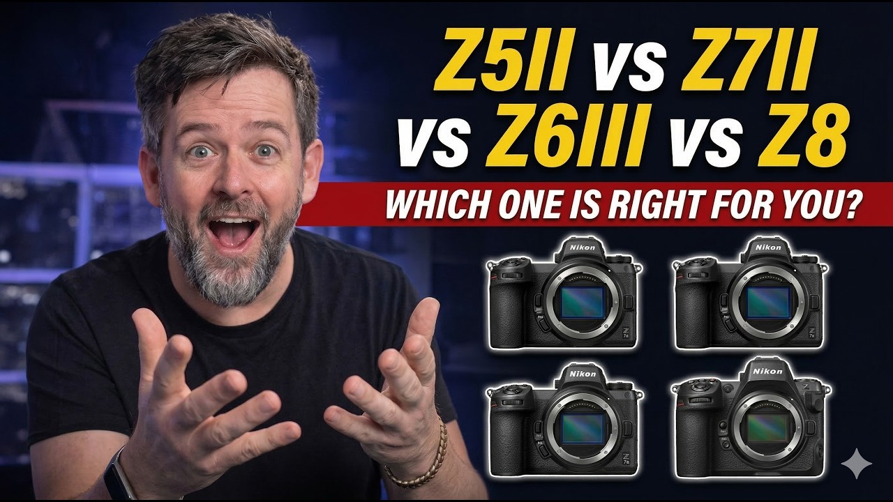 Nikon Z5II против Z7II против Z6III против Z8 — какая из них подойдет именно вам? #nikon