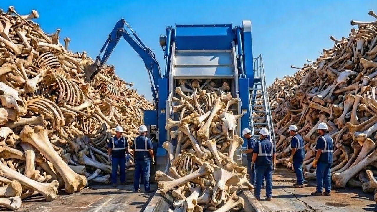 Inside a Giant Bone Recycling Factory – Luxury Jewelry Making Process
