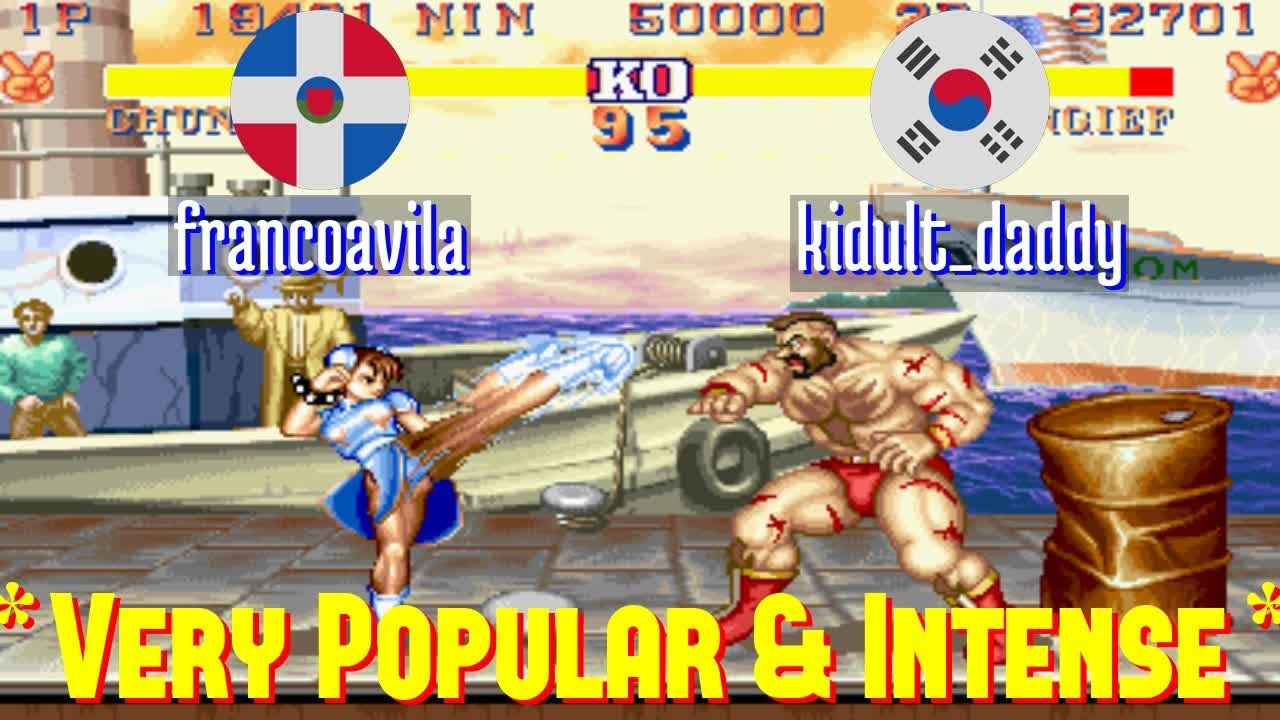 FT5 @sf2ce: francoavila (DO) vs kidult_daddy (KR) [Street Fighter II CE Fightcade] Feb 7