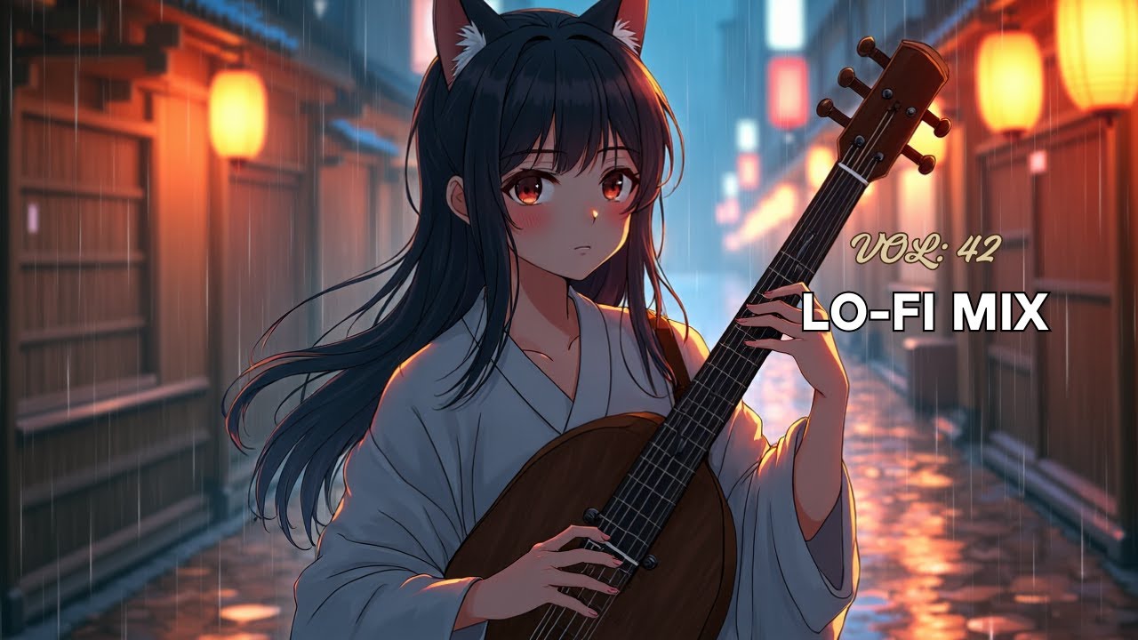 Shamisen Lofi Study Mix 🎧 | Japanese Traditional Music for Focus & Relaxation (Vol. 42)
