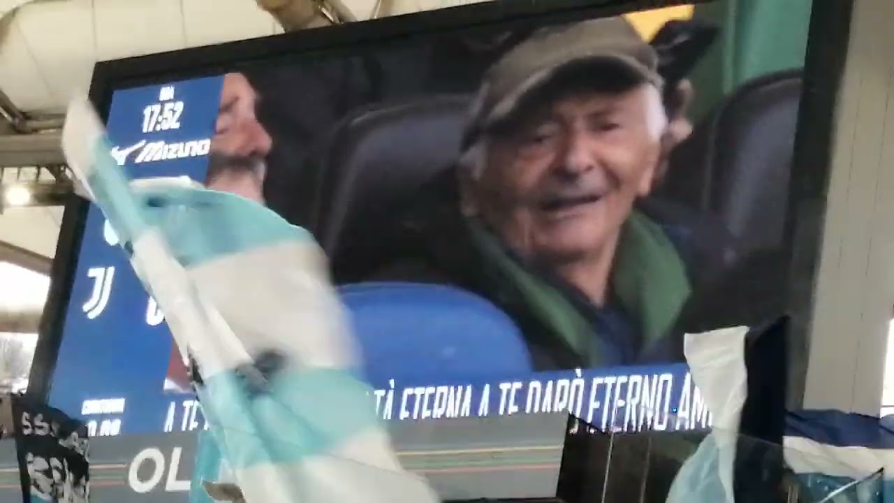 30/03 /2024 LAZIO - JUVENTUS =1-0 GIARDINI DI MARZO CANTATA DA FEDERICA BUDA DA BRIVIDI