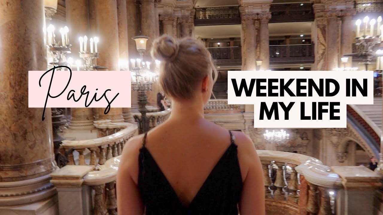 PARIS Weekend in my Life Vlog! Opera, Tea at the Ritz, Croissant Class, Picnic on the Seine