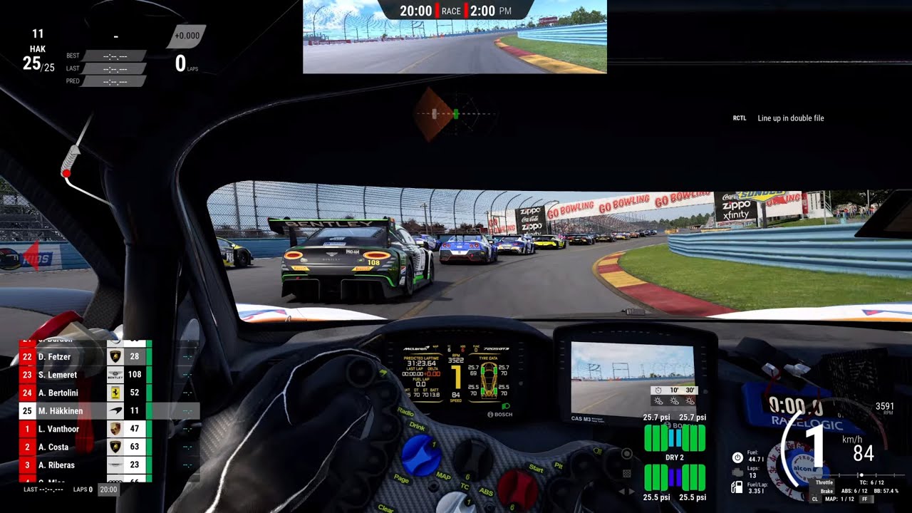 Assetto Corsa Competizione | Watkins Glen | McLaren 720S GT3