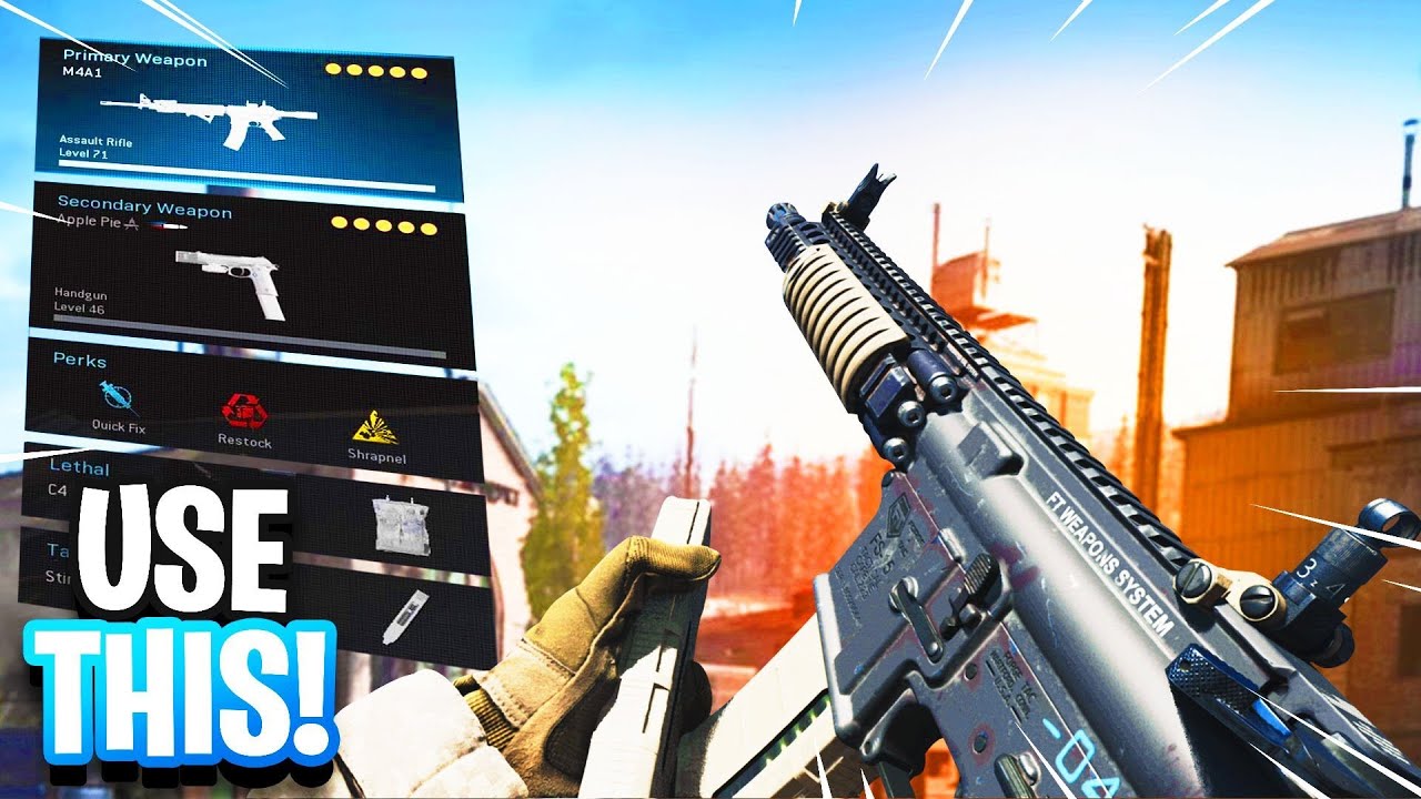 the BEST GUN in Modern Warfare Season 6...(M4A1) -COD MW Class Setups