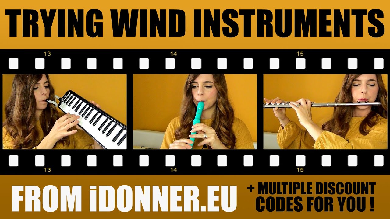 Trying Other Wind Instruments | from iDonner.eu + DISCOUNT CODES!