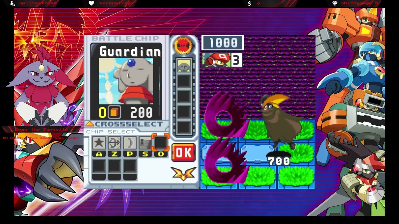 Bass is pretty difficult to beat, isn't he? (Megaman BN6 Cybeast Falzar Part 10)