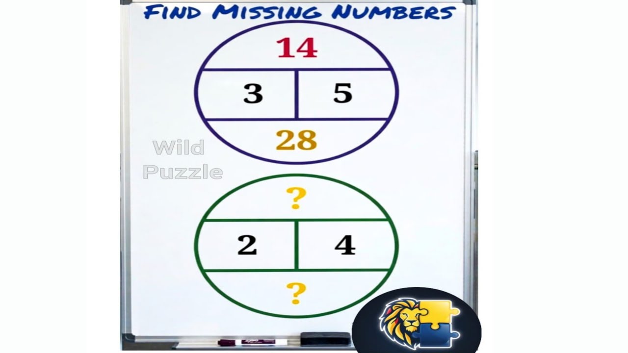IQ Test - Can You Find two missing numbers in this Circles Puzzle?