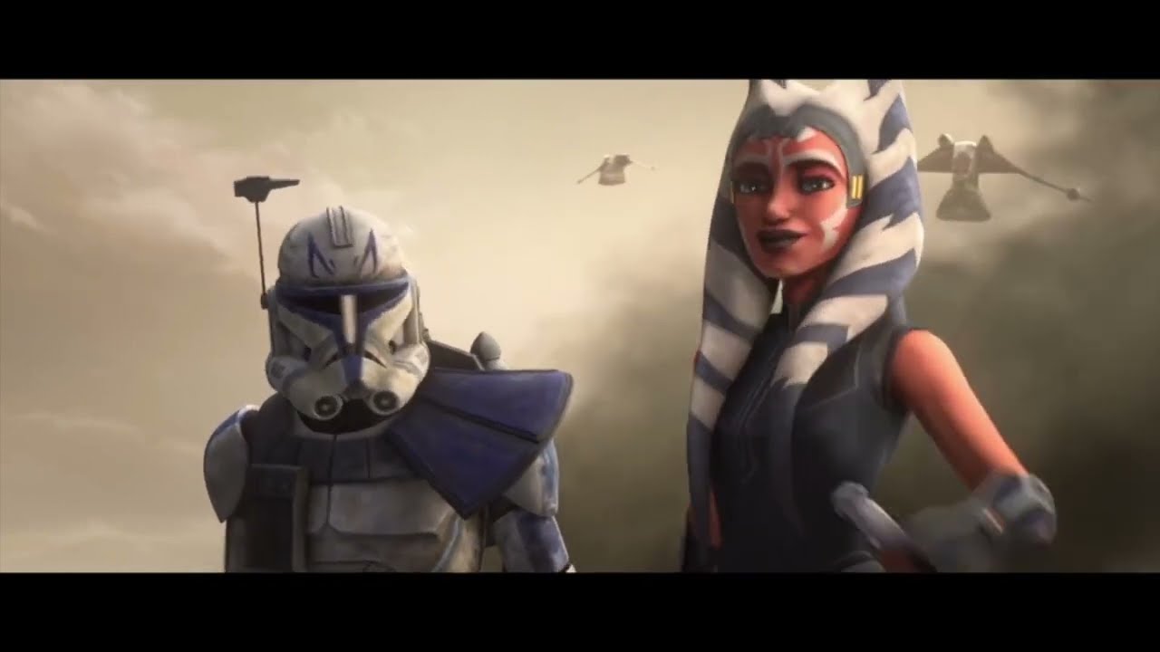 I put free bird over Ahsoka and the clones landing on Mandalore
