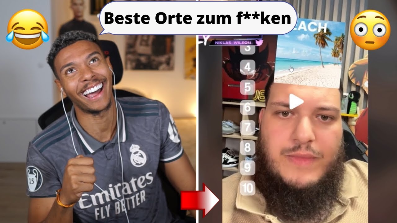 Lachflash wegen Abu‘s „Beste Plätze zum f**ken“😂👀😱