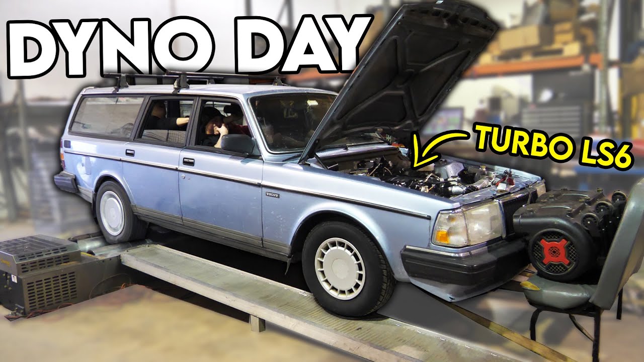 BIG TURBO LS6 Volvo Sleeper HITS THE DYNO! (makes huge power!!)