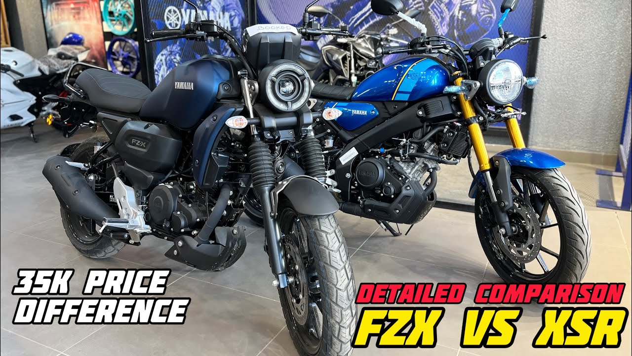 दोनों मैं है पूरे ₹35000 का बड़ा अंतर 😳| 2026 Yamaha XSR 155 vs 2026 Yamaha FZX Comparision Video 
