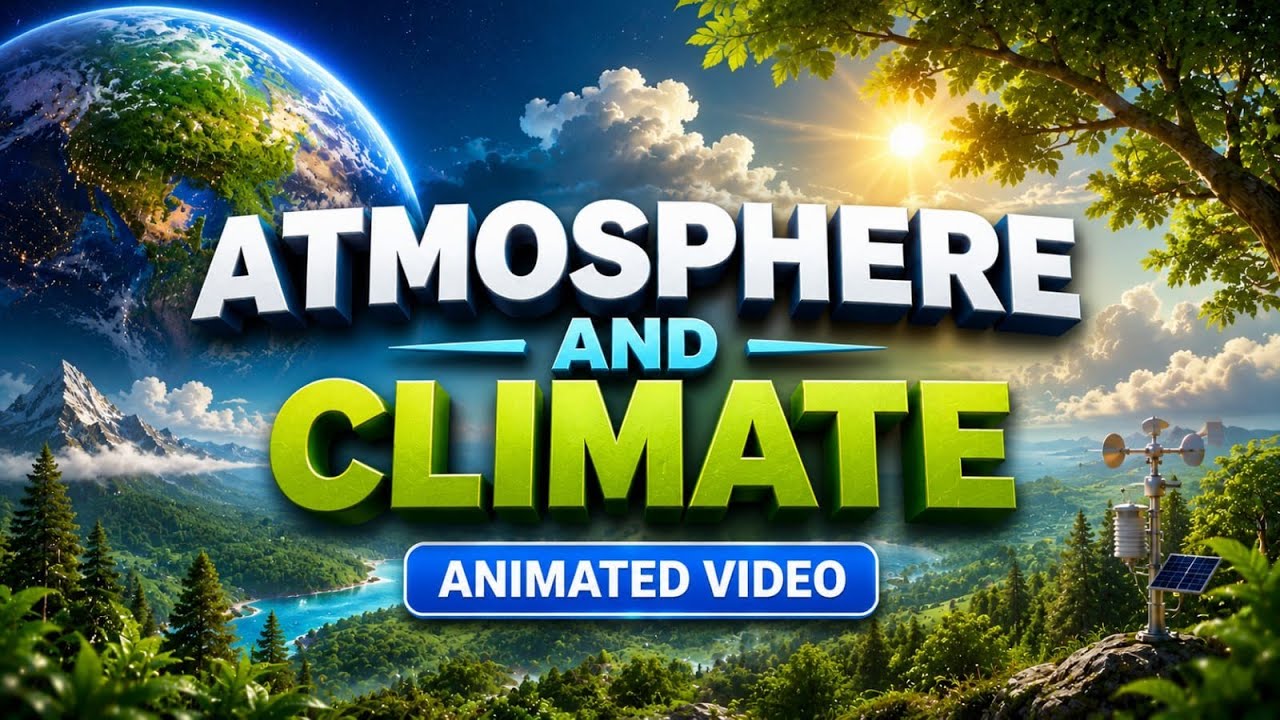 Atmosphere and Climate Animated Video | Class 9 Social Science Chapter 3 Explained in Animation |
