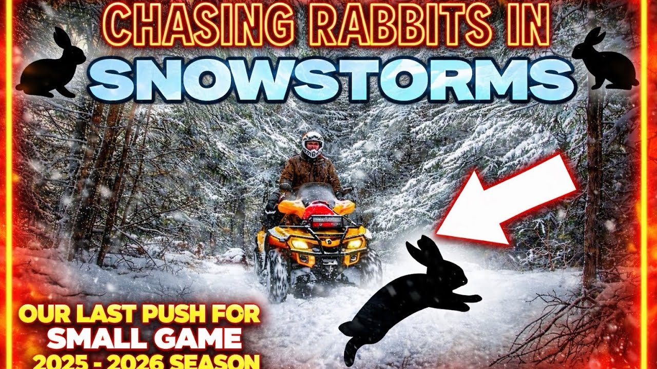 Chasing Rabbits in SNOWSTORMS - Newfoundland SmallGame Hunting