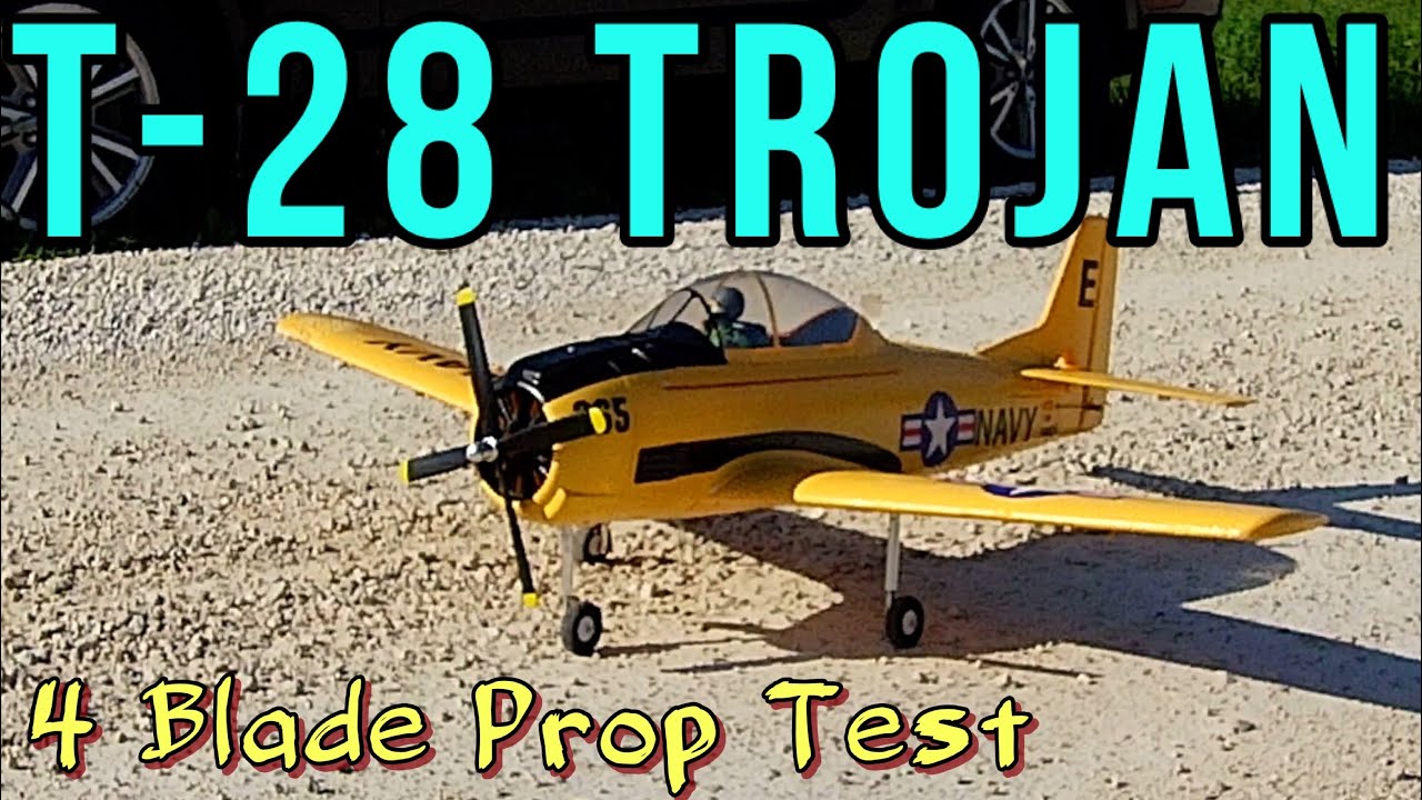 T-28 Trojan ...4 Blade Prop Test