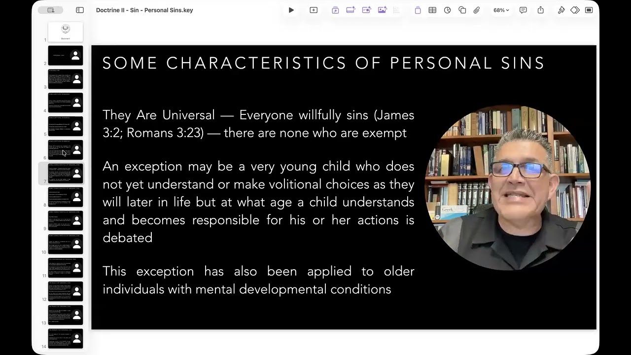 Doctrine II Personal Sins