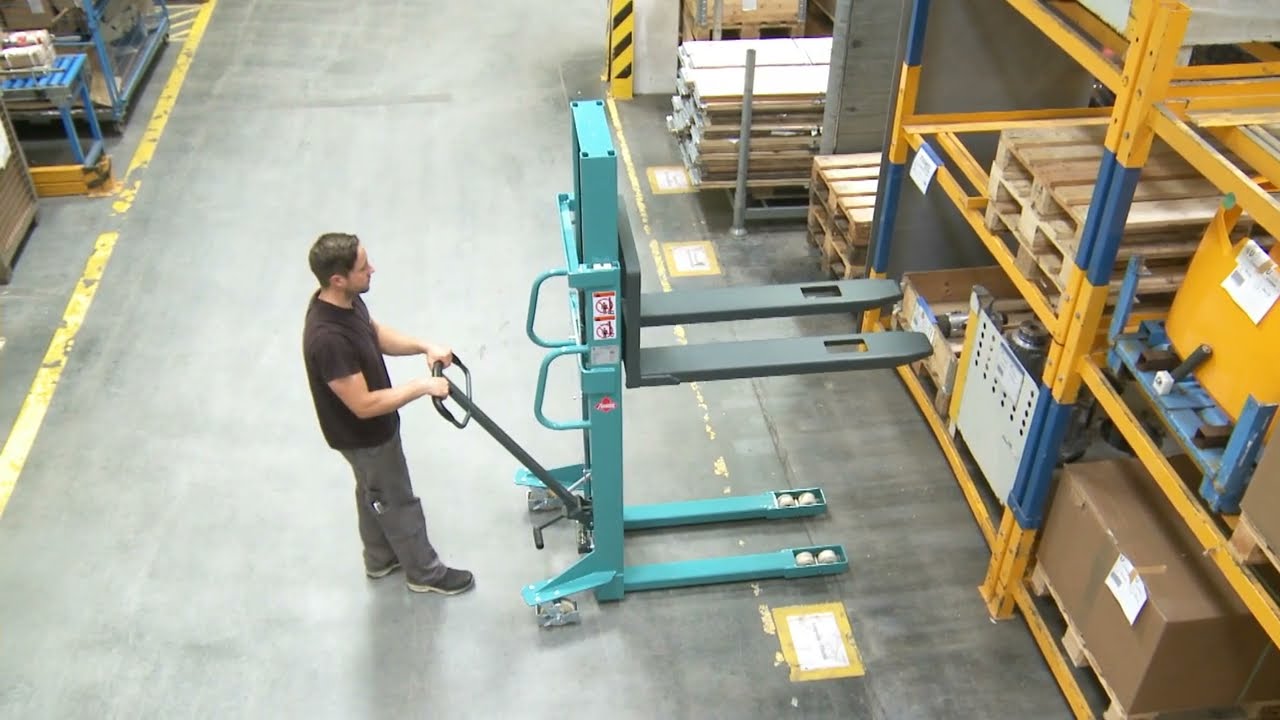 Hydraulische heftruck Ameise&reg; PSM 1.0 met tweevoudige telescoop hefmast