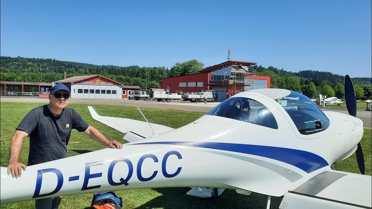 Flug zur Zugspitze 2023 mit der Aquila D-EQCC im Juni 2023