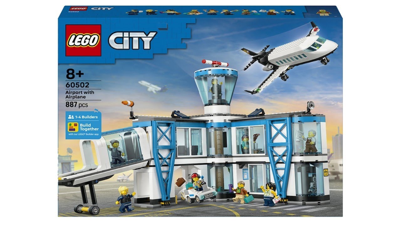 Lego City 60502 Aeropuerto con Avión