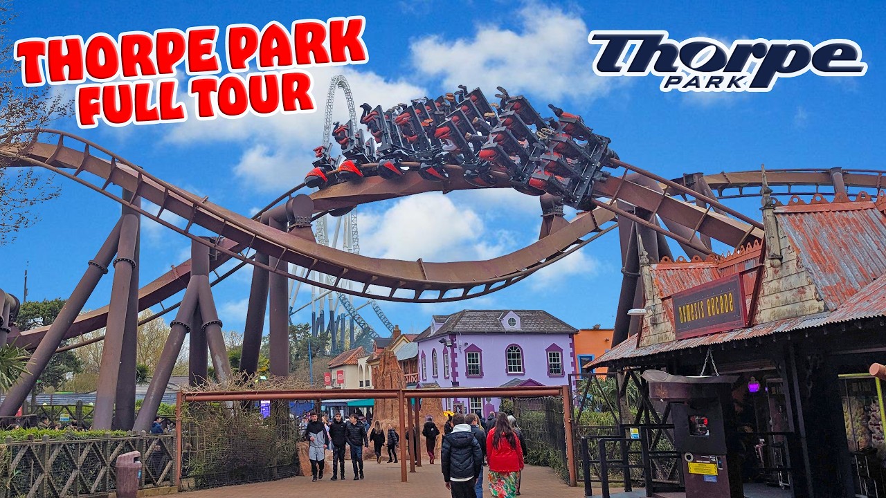 THORPE PARK 2026 Walkthrough | Every Ride, Area and Attraction (March 2026) [4K]