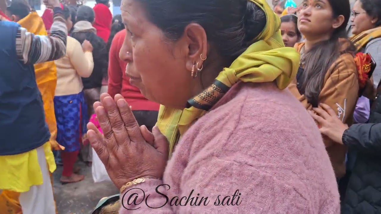 माँ जिलासु चन्डिका देवी का श्रीनगर से विदाई ऋषिकेश में स्वागत🙏❣️