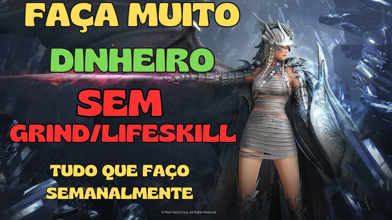 FIQUE RICO SEM TER QUE GRINDAR/LIFESKILL - BLACK DESERT ONLINE