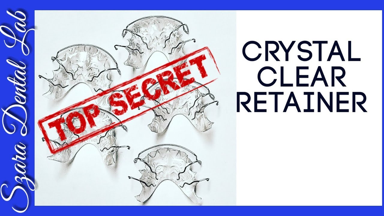 How to make Retainer Clear orthodontic lab lesson