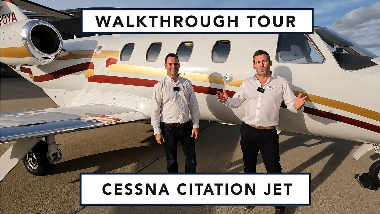Обзорная экскурсия - Cessna Citation Jet - Загляните внутрь частного самолета!