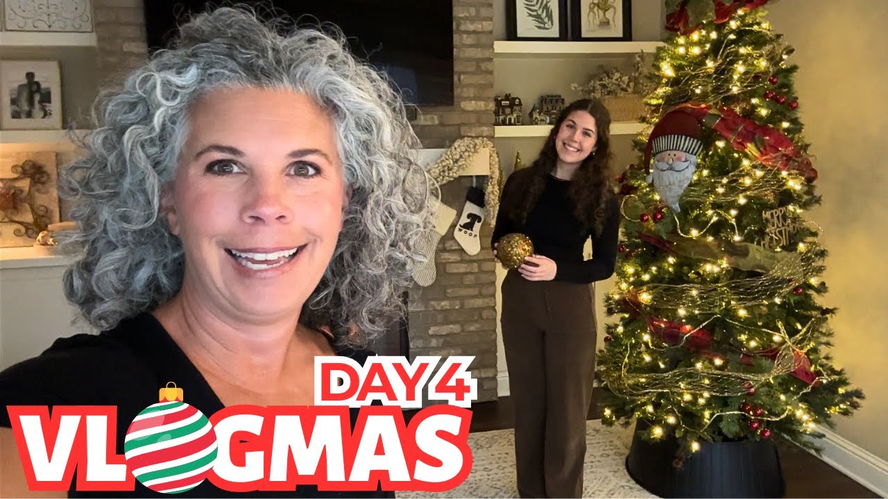 Putting Mom's ribbon on my Christmas tree *sentimental video*