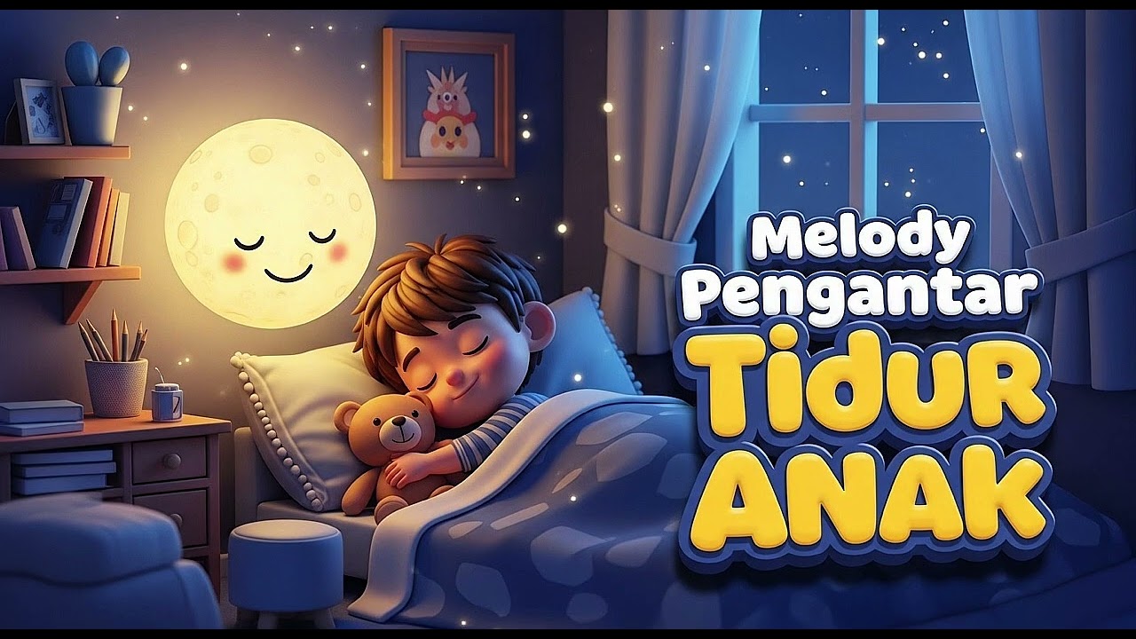 Melody Pengantar Tidur Anak 🛌 | Musik Tenang Bikin Anak Cepat Tidur & Meningkatkan Kecerdasan 🧠