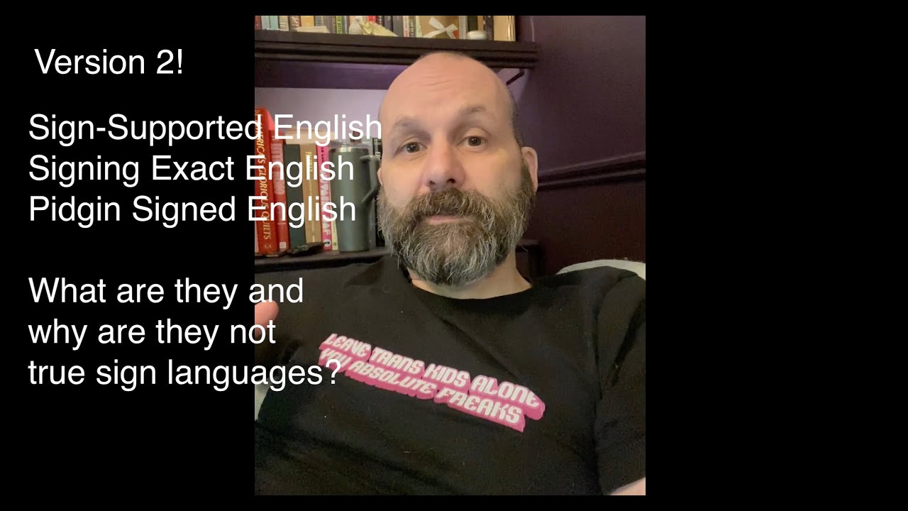 Sign-Supported English and Signing Exact English, Take 2! #Deaf #SignSupportedEnglish