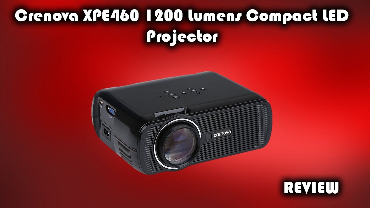 Crenova XPE460 1200 Lumen Compact LED Projector Review