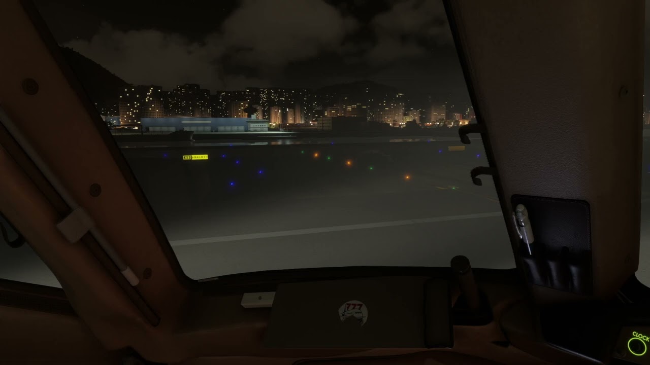 MSFS 2024, B777-300ER. IGS13 Approach into Hongkong Kai Tak VHHX.
