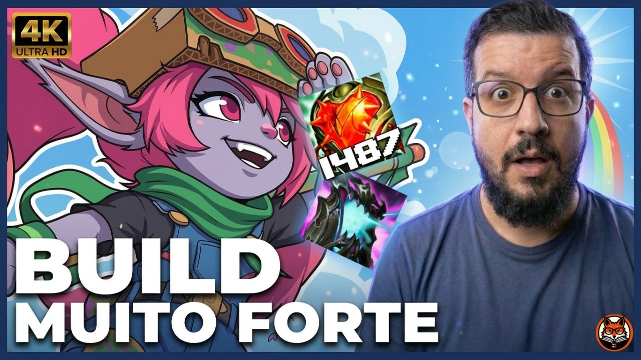 NOVA BUILD TÁ MUITO FORTE NA POPPY - WILD RIFT