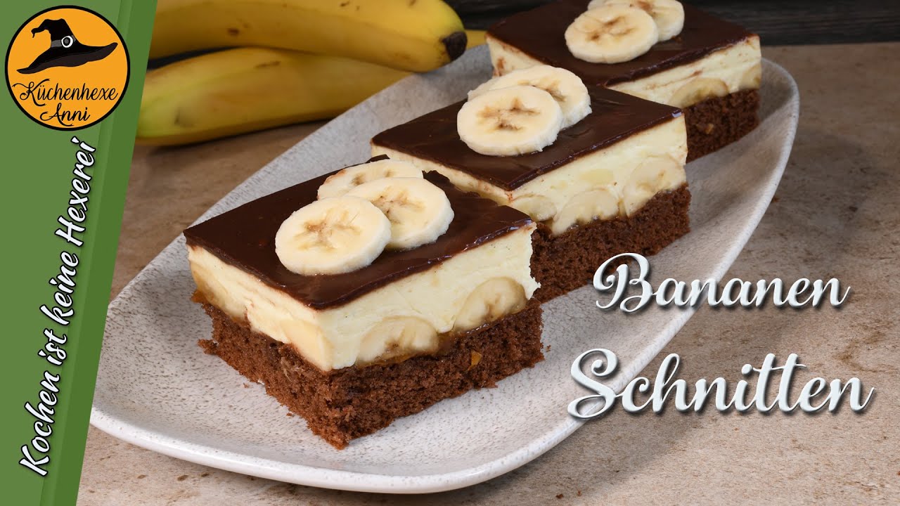 Bananen Schnitten ,  jeder kennt sie , jeder liebt sie
