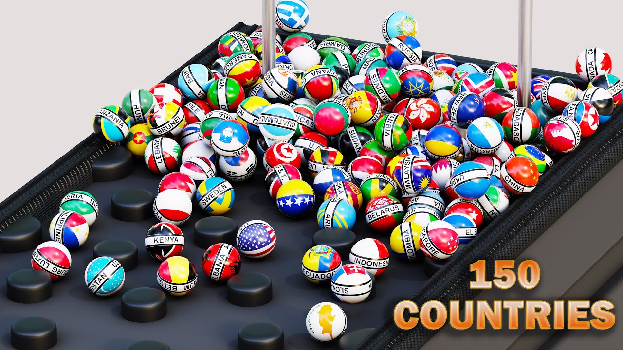 150 Countries, 149 Eliminations - Marble Race Elimination Tournament