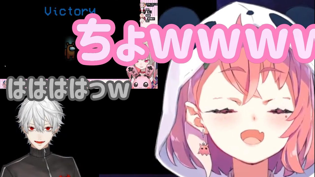 【テロップ付き】笹木のインポスターが怪しすぎて葛葉に追い詰められる姿を叶と本間ひまわりが見守る宇宙人狼【切り抜き】【笹木咲・本間ひまわり・叶視点＋α】