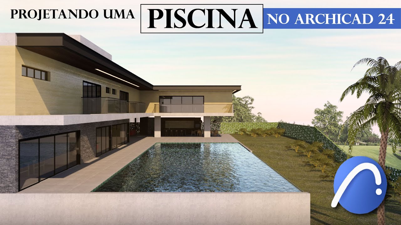 ARCHICAD 24 - PISCINA | DIGITAL.ARQ