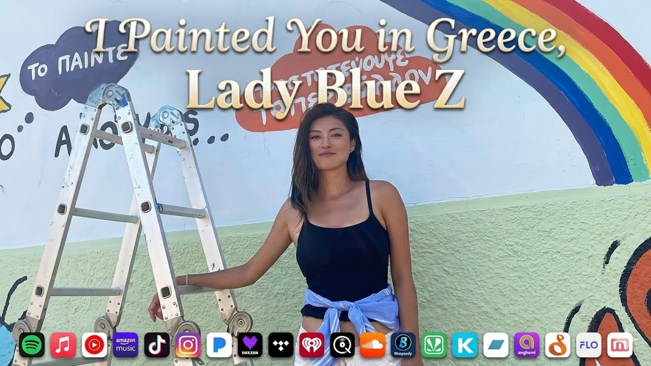 I Painted You in Greece by Lady Blue Z