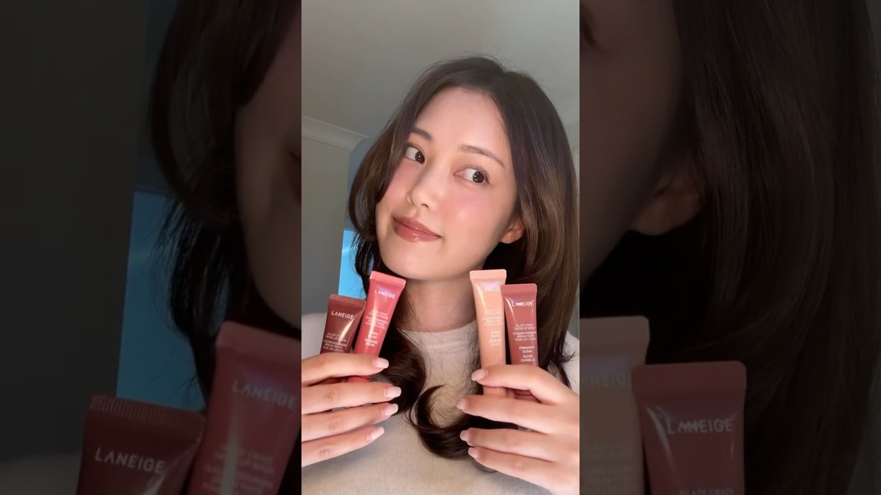 Trying on tinted lip serums 💋 @laneige_us