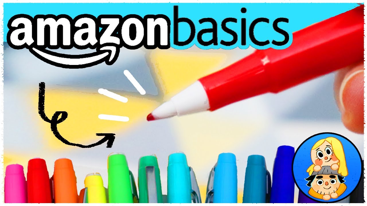 HUH, THESE AREN'T FELT TIPS? - Amazon Basics felt tips